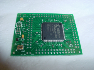 Spartan 3AN basic board - assembled